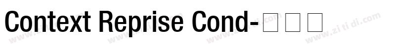 Context Reprise Cond字体转换